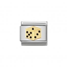 Composable Classic Link "Dice" Gold 030205-11