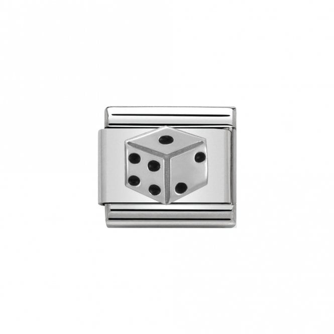 Nomination Composable Classic Link Dice Silver 330202/11