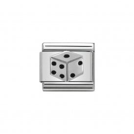 Composable Classic Link Dice Silver 330202/11