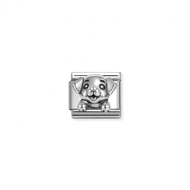Nomination Composable Classic Link Dog Oxidised Silver 330114/17