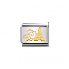 Composable Classic Link "Eiffel Tower Rose" Gold 030162-18