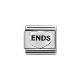 Composable Classic Link "Ends Heart" Silver 330101/46