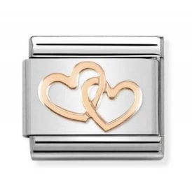 Composable Classic Link "Entwined Hearts" Rose Gold 430104/41