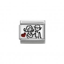 Composable Classic Link "Expectant Mother" Silver 330208-13