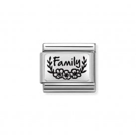 Composable Classic Link "Family & Flowers" Silver 330111/33 