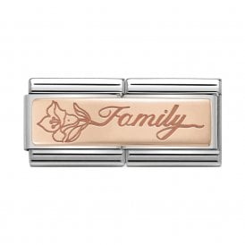 Composable Classic Link "Family With Flower" Rose Gold 430710-17