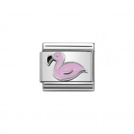 Composable Classic Link "Flamingo" Silver 330202-43