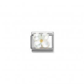 Composable Classic Link Flower White Mother of Pearl 030521/02