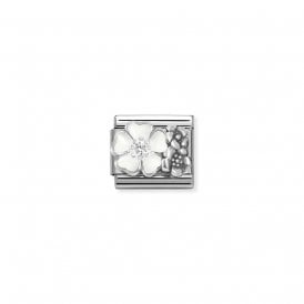 Composable Classic Link Flowers with CZ 330325/01