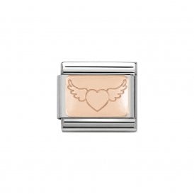 Composable Classic Link "Flying Wings" Rose Gold 430101-16