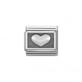 Composable Classic Link "Framed Heart" Silver 330102/01