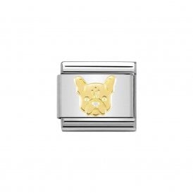 Composable Classic Link "French Bulldog" Gold 030162/54