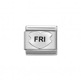 Composable Classic Link "Fri Heart" Silver 330101/45