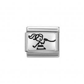 Composable Classic Link "Friend (left side)" Silver 330109/15
