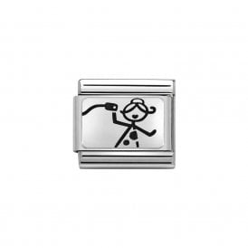 Composable Classic Link "Friend (Right Side)" Silver 330109/17