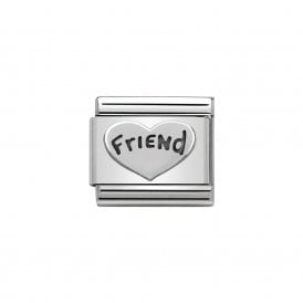 Composable Classic Link "Friend" Silver 330101-18