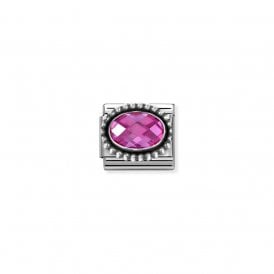 Composable Classic Link Fuchsia CZ Vintage Effect 330607/030
