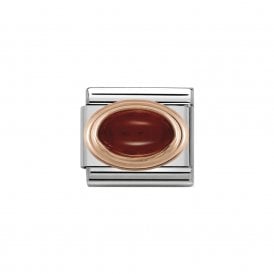 Composable Classic Link "Garnet" Rose Gold 430502-03