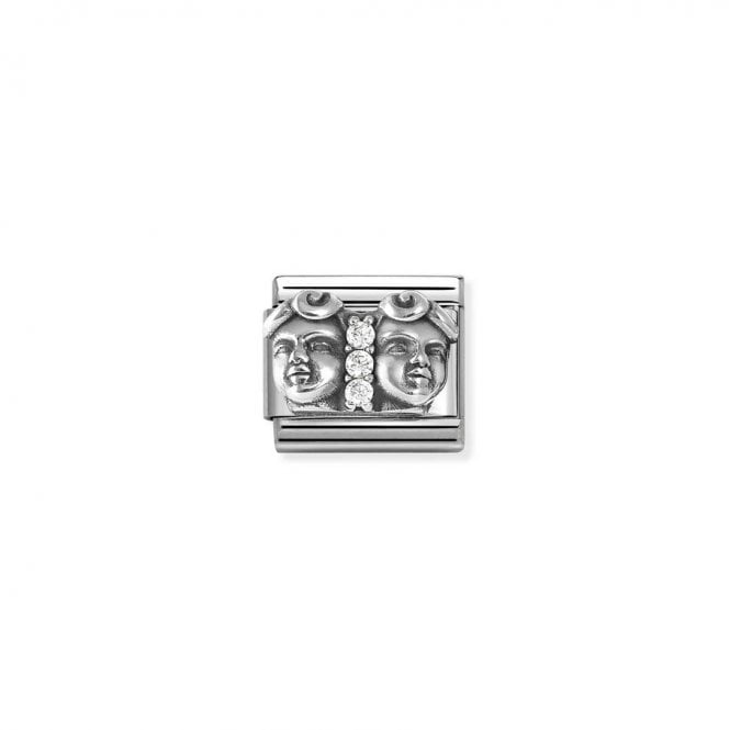 Nomination Composable Classic Link Gemini with CZ 330326/03