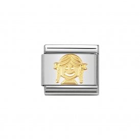 Composable Classic Link "Girl" Gold 030110-03
