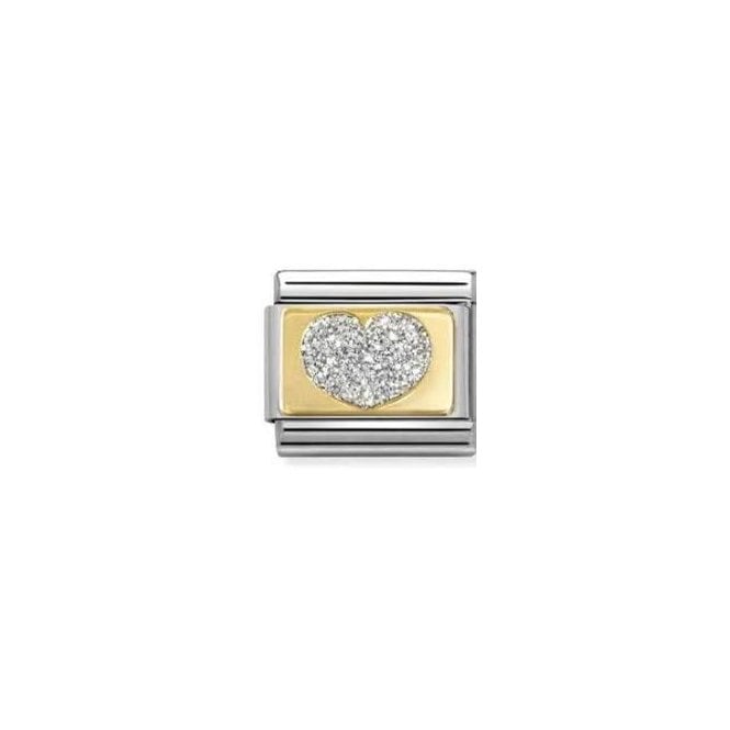 Nomination Composable Classic Link Glitter Heart 030224/09