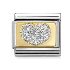 Composable Classic Link Glitter Heart 030224/09