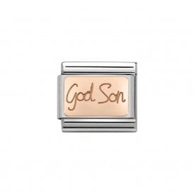 Composable Classic Link "God Son" Rose Gold 430108-04