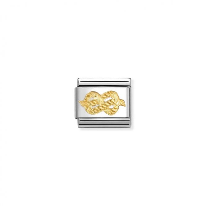 Nomination Composable Classic Link Gold Infinity Knot 030149/59