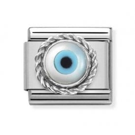 Composable Classic Link "Greek Eye" Silver 330506-18 