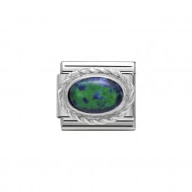 Composable Classic Link "Green Opal" Silver 330503-26