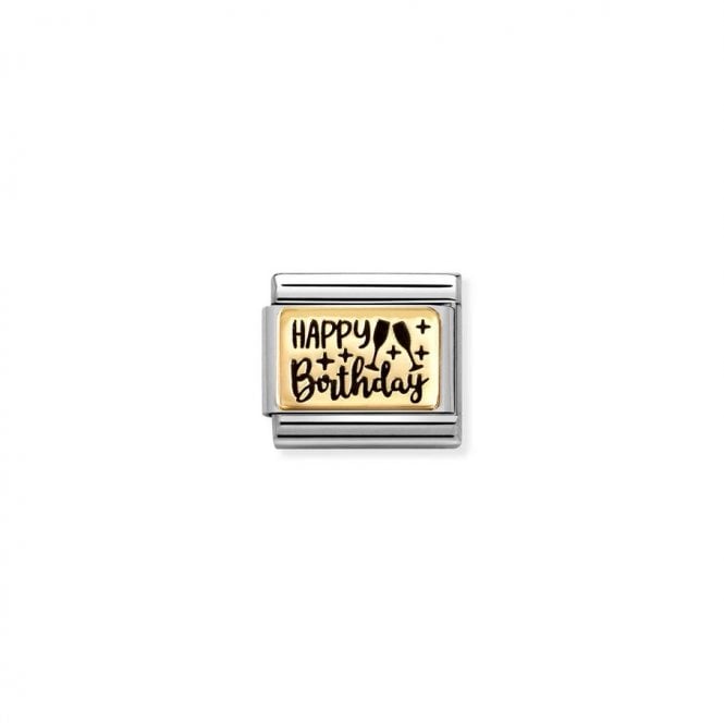 Nomination Composable Classic Link Happy Birthday 030166/60