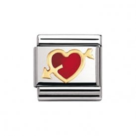 Composable Classic Link "Heart Arrow" Gold 030207-12