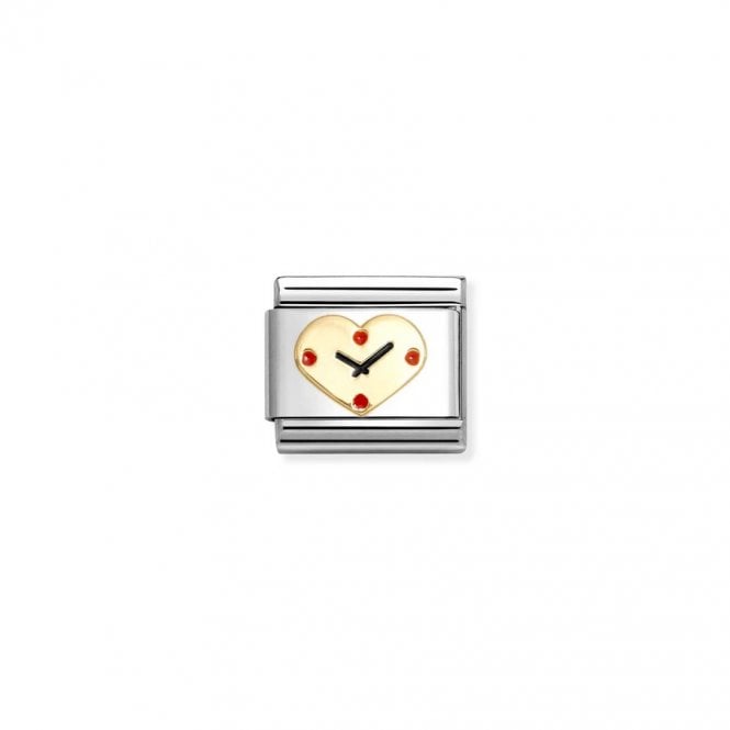 Nomination Composable Classic Link Heart Clock 030207/53