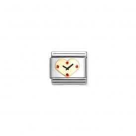 Composable Classic Link Heart Clock 030207/53