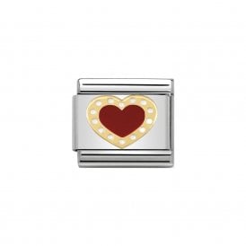 Composable Classic Link "Heart Dots" Gold 030283-04