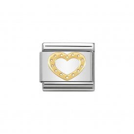 Composable Classic Link "Heart Drops" Gold 030116/19