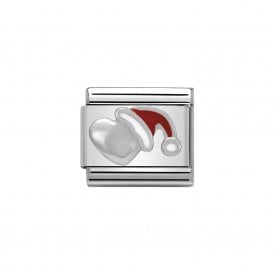Composable Classic Link "Heart Hat" Silver 330204/05
