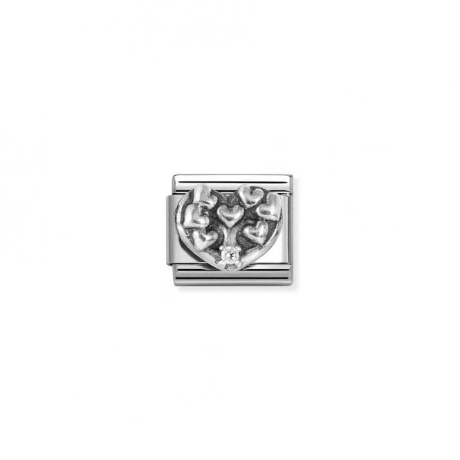 Nomination Composable Classic Link Heart Tree of Life CZ 330311/20