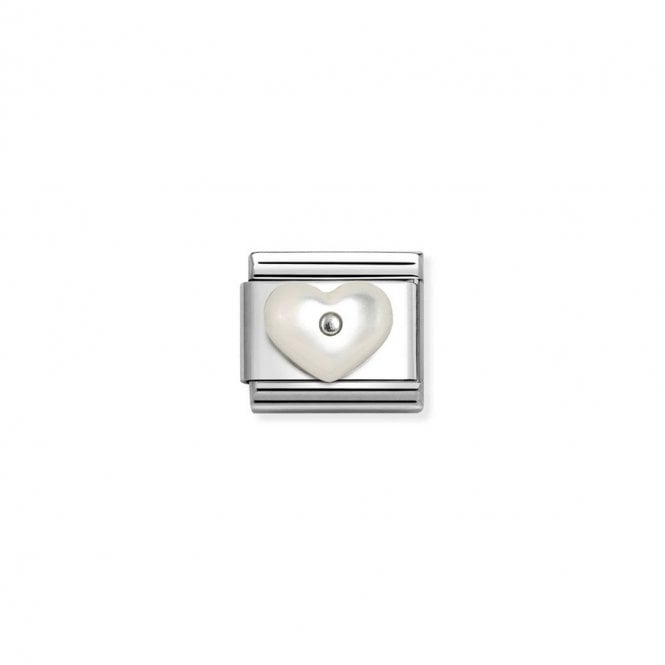Nomination Composable Classic Link Heart White Mother of Pearl 330509/17