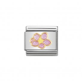Composable Classic Link "Hibiscus" Gold 030214-47