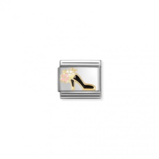 Nomination Composable Classic Link High Heel Shoe & Flower 030272/95