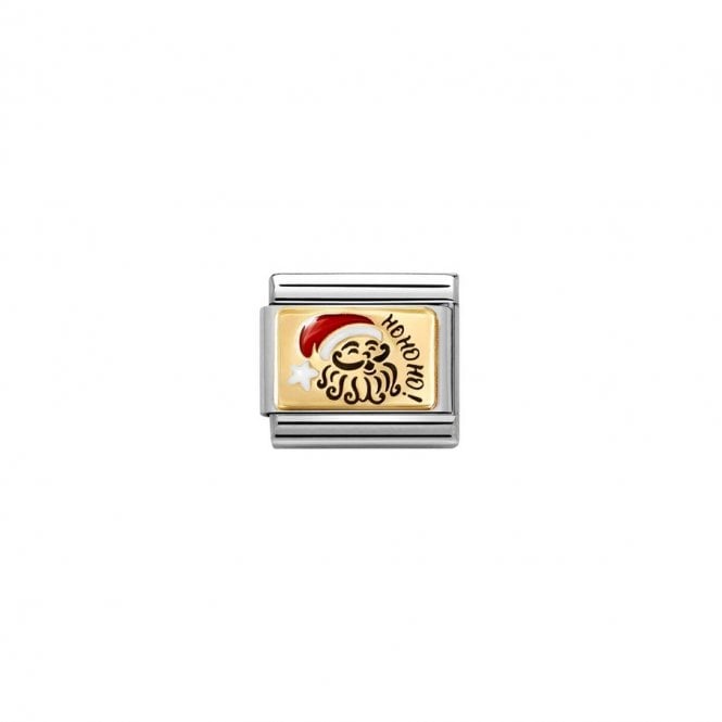 Nomination Composable Classic Link Ho Ho Ho! Santa Claus 030289/10