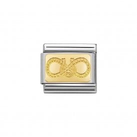 Composable Classic Link "Horseshoe & Knot" Gold 030153-13