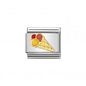 Composable Classic Link "Ice Cream Cone" Gold 030209-30