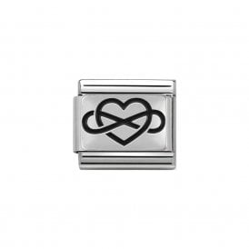 Composable Classic Link "Infinity Heart" Silver 330102/05