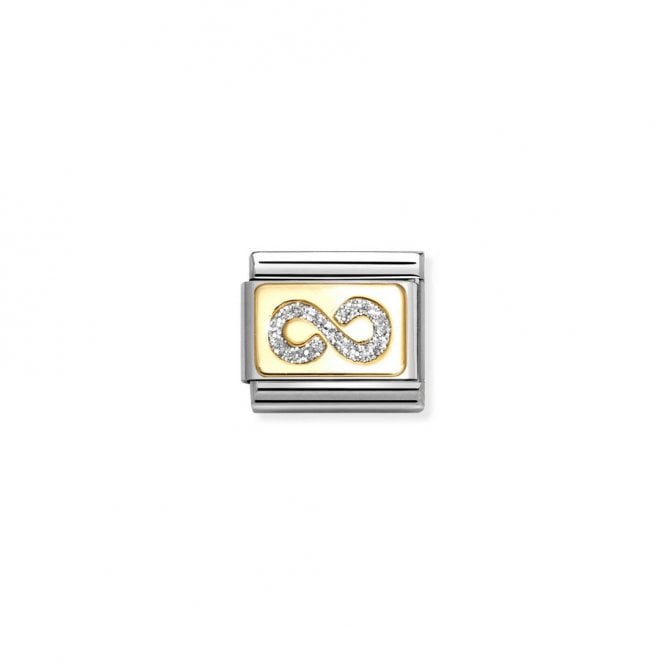 Nomination Composable Classic Link Infinity Silver Glitter 030224/06