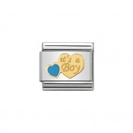 Composable Classic Link "Its A Boy" Gold 030242-40