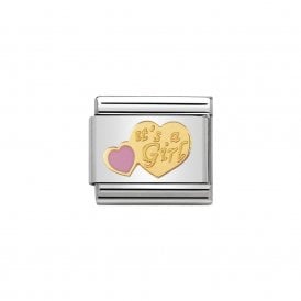 Composable Classic Link "Its A Girl" Gold 030242-39