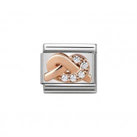 Composable Classic Link "Knot" Rose Gold CZ 430302-06