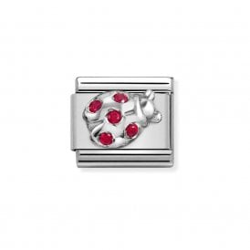 Composable Classic Link "Ladybird" Silver CZ 330304-36